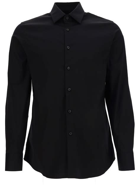 prada men's button up|Prada Classic button.